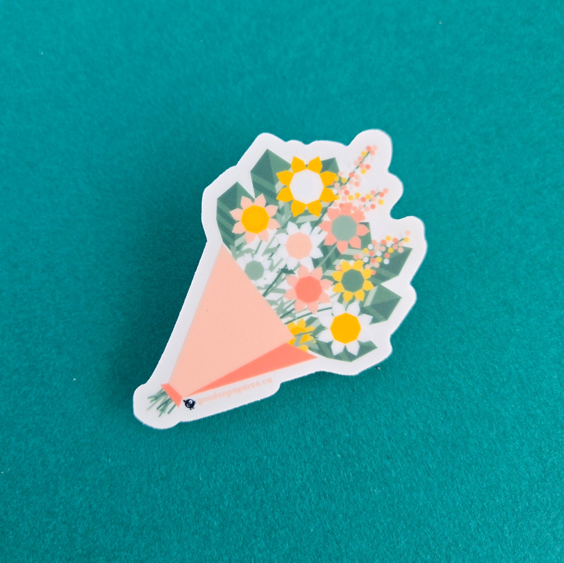 Flower Bouquet | Transparent | Vinyl Sticker
