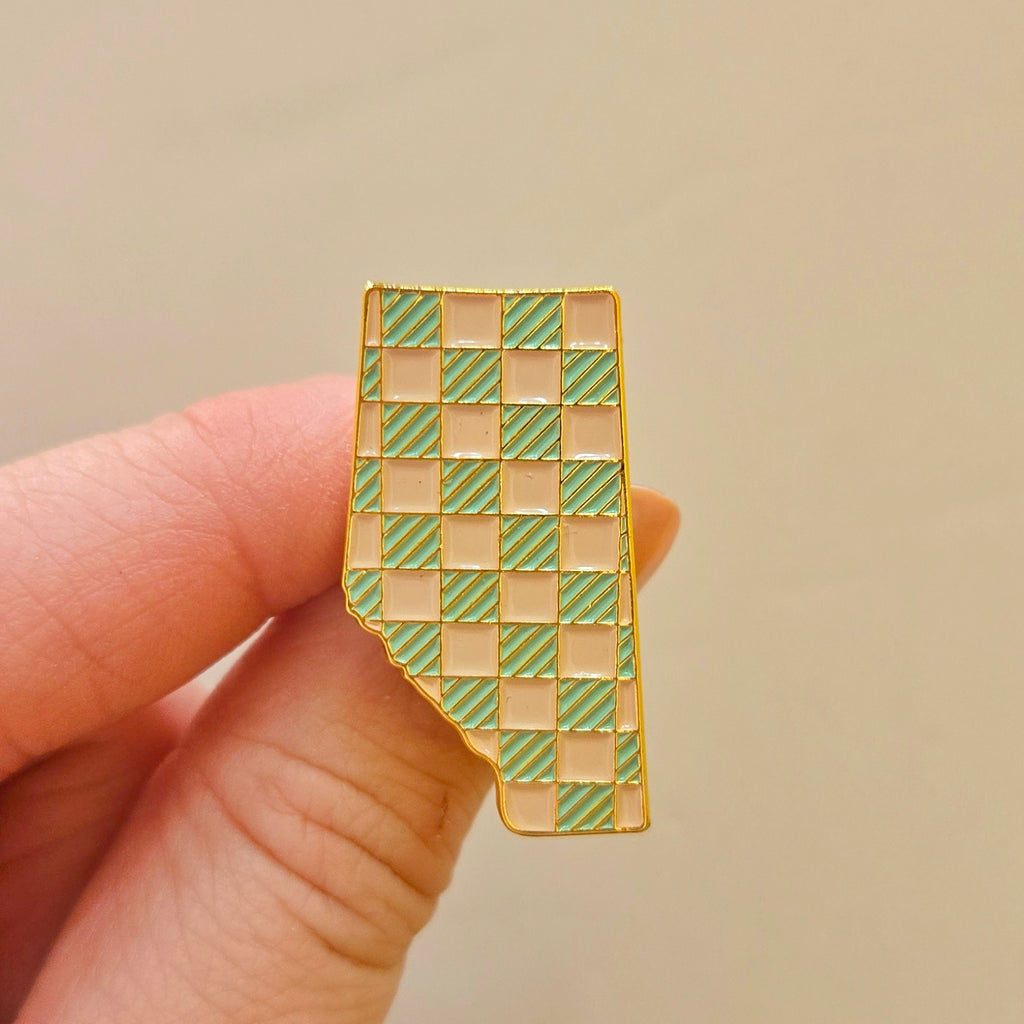 Plaid Alberta | Enamel Pin
