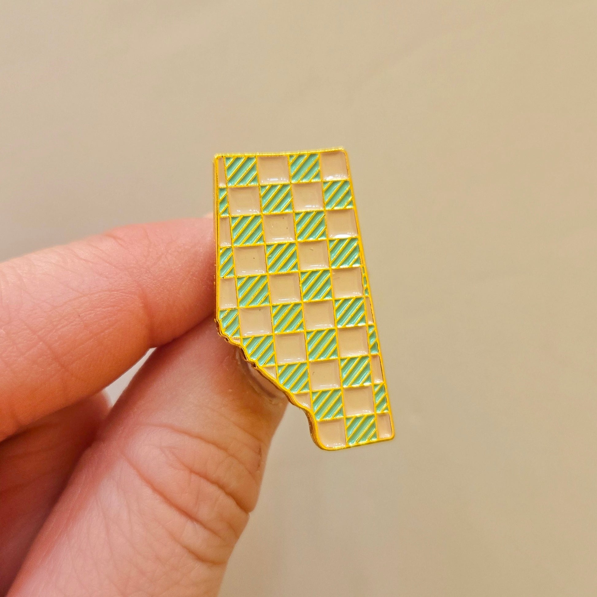 Plaid Alberta | Enamel Pin