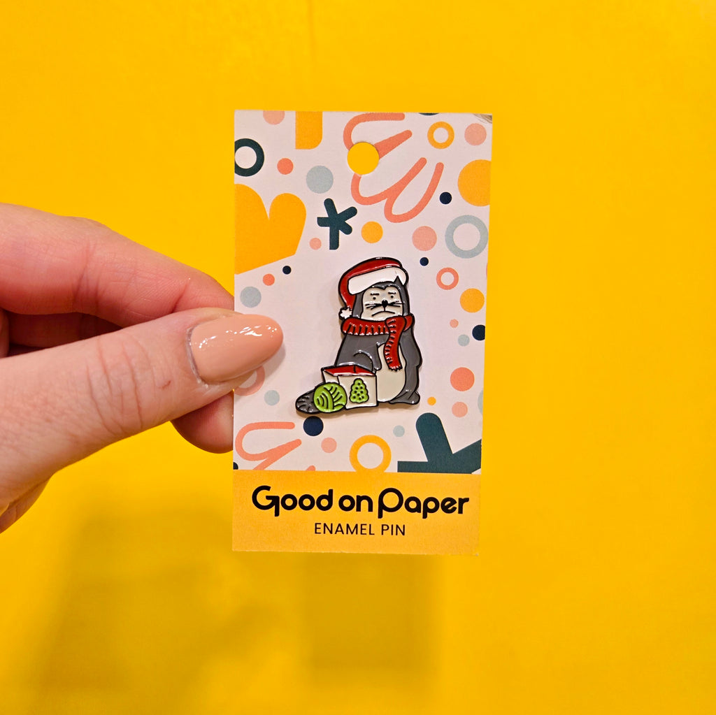 Meowy Christmas | Enamel Pin